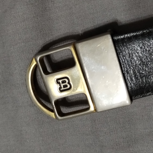 BALLY ITALIAN MADE BLACK LEATHER BELT - Picture 6 of 15
